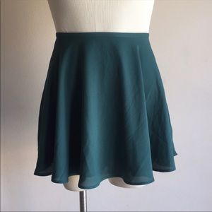 Brand New 💚 Green mini skirt